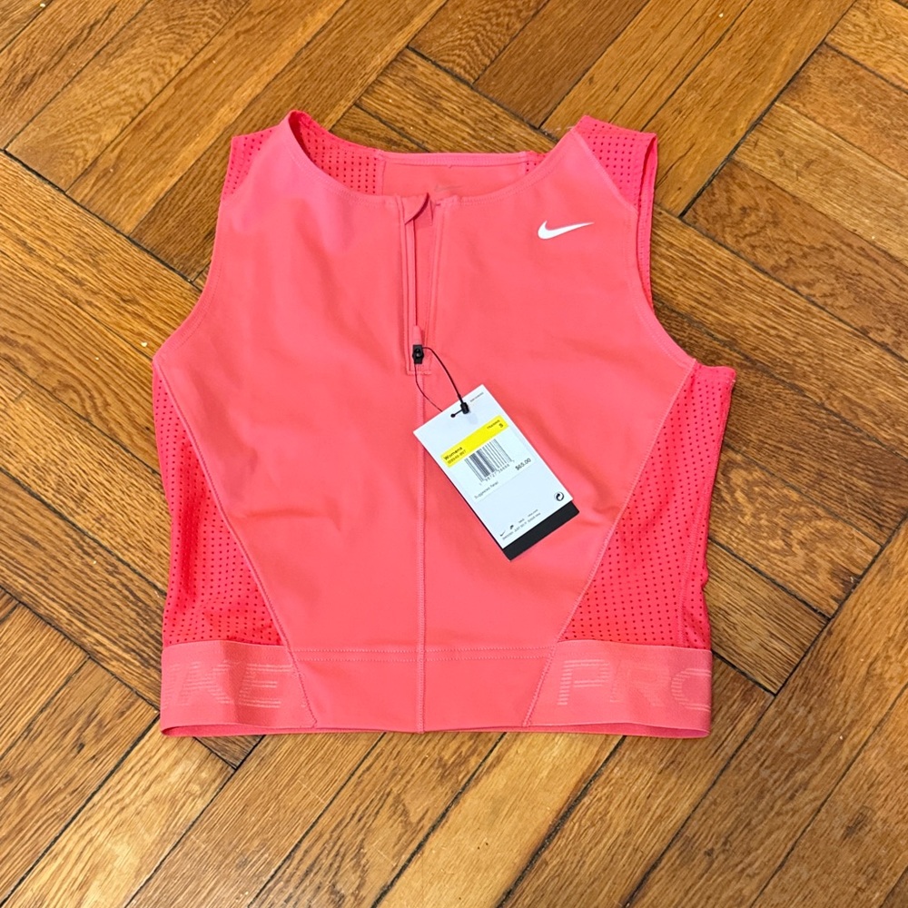 Nike Pro Coral Pink Sports Tank